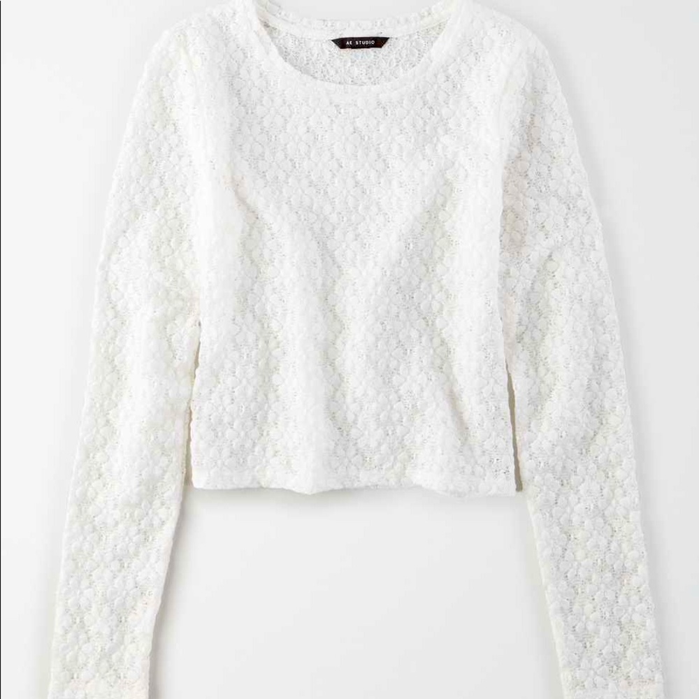 20% off 2+ bundle: American Eagle Lace Long Sleeve